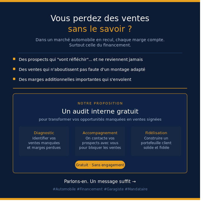 Le crédit, c'est souvent la marge qu'on laisse.